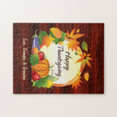 Happy Thanksgiving 5A Puzzle Legpuzzel (Horizontaal)