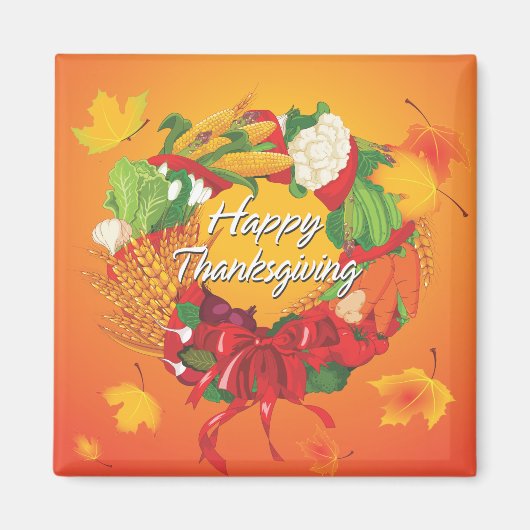 Happy Thanksgiving 6 Magnet (Voorkant)