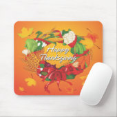 Happy Thanksgiving 6 Mousepad Muismat (Met muis)
