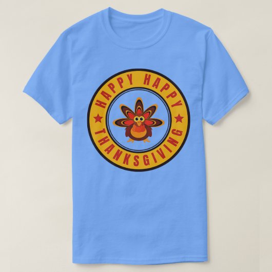 Happy Thanksgiving 6 T-shirt (Design voorkant)