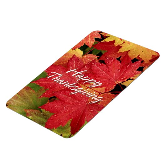 Happy Thanksgiving 8 Premium Magnet Magneet (Linkerzijde)