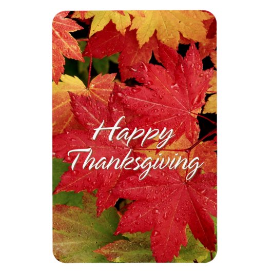 Happy Thanksgiving 8 Premium Magnet Magneet (Verticaal)