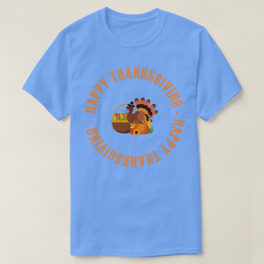 HAPPY THANKSGIVING 9 T-SHIRT (Design voorkant)