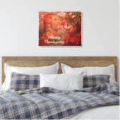 Happy Thanksgiving 9 Wrapped Canvas (Insitu (Slaapkamer))