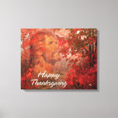 Happy Thanksgiving 9 Wrapped Canvas (Voorkant)
