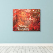 Happy Thanksgiving 9 Wrapped Canvas Afdruk (Insitu (Houten vloer))