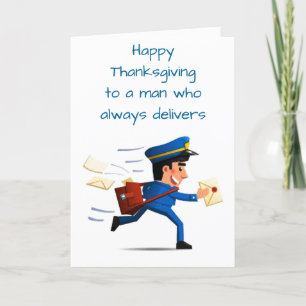 HAPPY *THANKSGIVING* A MAN DIE ALTIJD LEVERT KAART