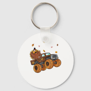 Happy Thanksgiving aan het Riding Monster Truck Bo Sleutelhanger
