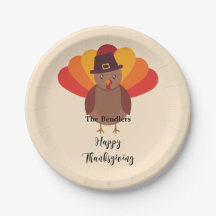 Happy Thanksgiving aan Turkije gepersonaliseerd pa
