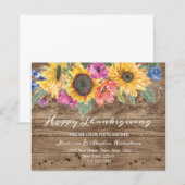 Happy Thanksgiving | Adres wijzigen (Voorkant / Achterkant)