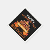 Happy Thanksgiving And Yes It's My Birthday Gift Servet (Hoek)