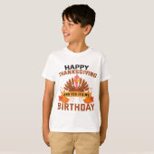 Happy Thanksgiving And Yes It's My Birthday Gift T-shirt (Voorkant volledig)