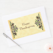 Happy Thanksgiving Antiek Cornucopias Art Sticker (Envelop)