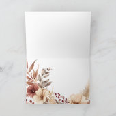 Happy Thanksgiving Autumn Border Card Kaart (Binnen)