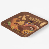 Happy Thanksgiving Autumn Harvest Paper Bord (Gebogen)
