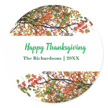 Happy Thanksgiving Autumn Herfst Foliage