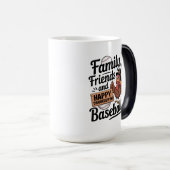 Happy Thanksgiving Autumn Leaves Magische Mok (Voorkant rechts)