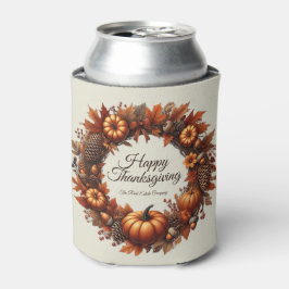 Happy Thanksgiving Autumn verlaat krans bedrijf Blikjeskoeler