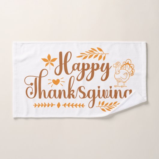 Happy Thanksgiving Bad Handdoek (Handdoek)