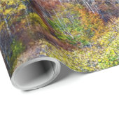 Happy Thanksgiving Beauful Uitzicht Autumn woud Cadeaupapier (Rol Hoek)