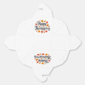 Happy Thanksgiving Bedankdoosjes (Ongevouwen)