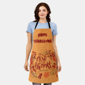 Happy Thanksgiving Bedankt geven | Schort (Gedragen)
