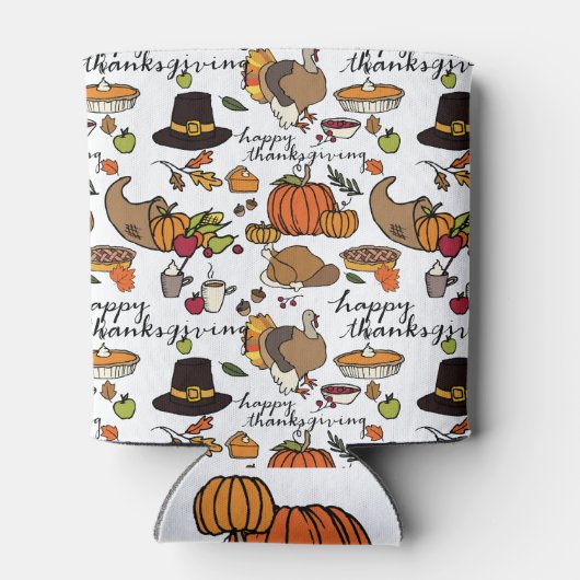 Happy Thanksgiving Beer/Soda Cooler (Achterkant)