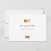 Happy Thanksgiving-bericht Bedankkaart (Achterkant)