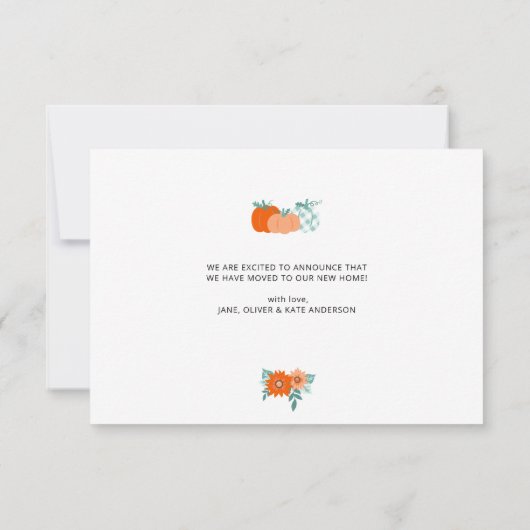 Happy Thanksgiving-bericht Bedankkaart (Achterkant)