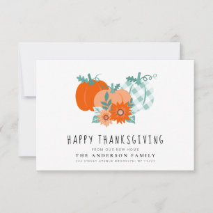 Happy Thanksgiving-bericht Bedankkaart