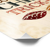 Happy Thanksgiving Beschrijvende woorden herfst Foto Afdruk (Hoek)