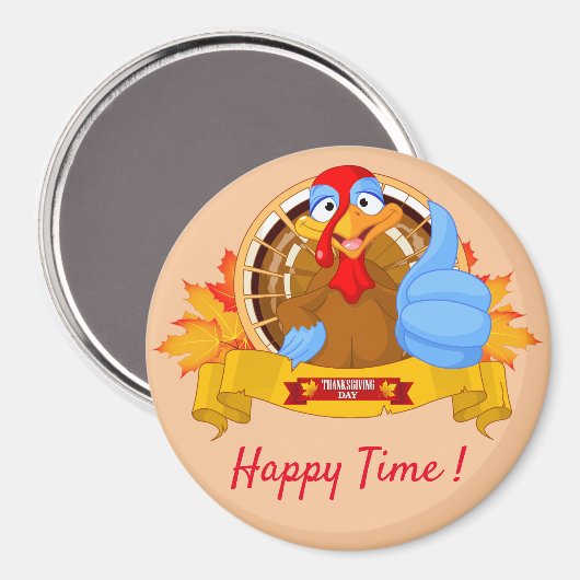 Happy Thanksgiving Best Magneet (Voorkant / Achterkant)