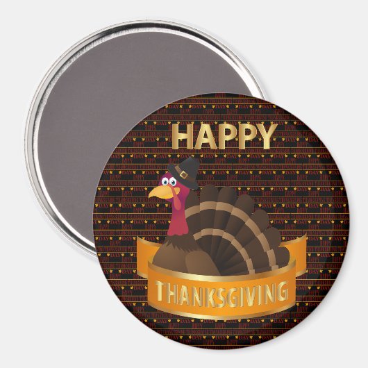 Happy Thanksgiving Best Magneet (Voorkant / Achterkant)