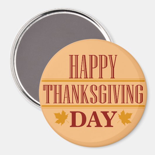 Happy Thanksgiving Best magnet (Voorkant / Achterkant)