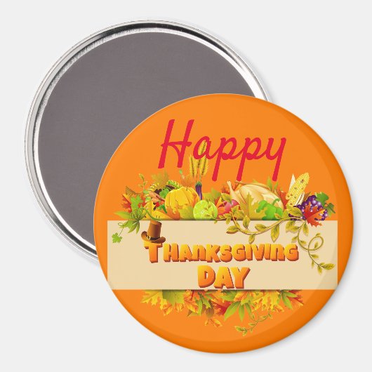 Happy Thanksgiving Best magnet (Voorkant / Achterkant)