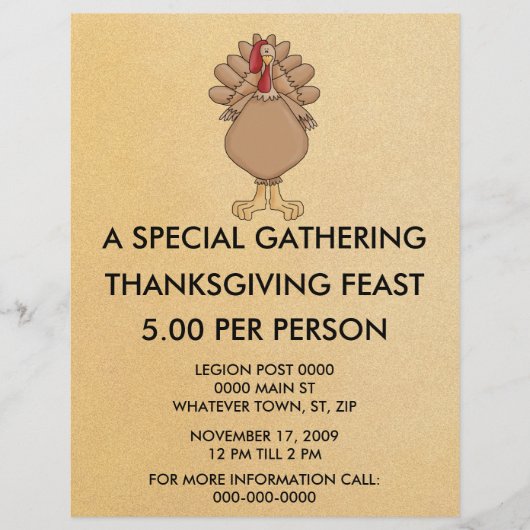  Happy Thanksgiving-binnenste brochure (Voorkant)