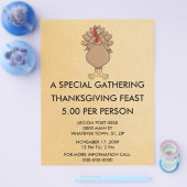  Happy Thanksgiving-binnenste brochure (Enkel)