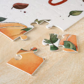 Happy Thanksgiving (Bladeren en Pompoenen) Legpuzzel (Zijkant)