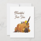 Happy Thanksgiving Blank Wenskaarten (Voorkant)