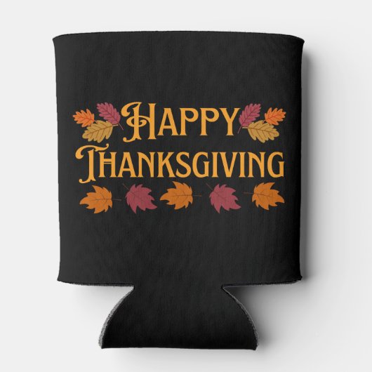 Happy Thanksgiving Blikjeskoeler (Achterkant)