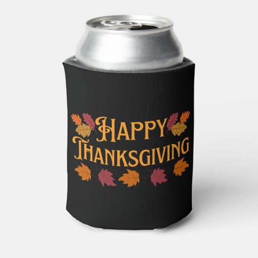 Happy Thanksgiving Blikjeskoeler (Blikje Achterkant)