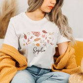Happy Thanksgiving Botanische Vrouwen T-Shirts
