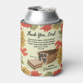 Happy Thanksgiving BREAD LIFE Monogram Blikjeskoeler (Blikje Voorkant)