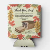 Happy Thanksgiving BREAD LIFE Monogram Blikjeskoeler (Achterkant)