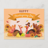 Happy Thanksgiving Briefkaart (Voorkant)