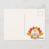 Happy Thanksgiving Briefkaart (Achterkant)