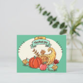 Happy Thanksgiving Briefkaart (Staand voorkant)