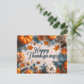 Happy Thanksgiving Briefkaart (Staand voorkant)