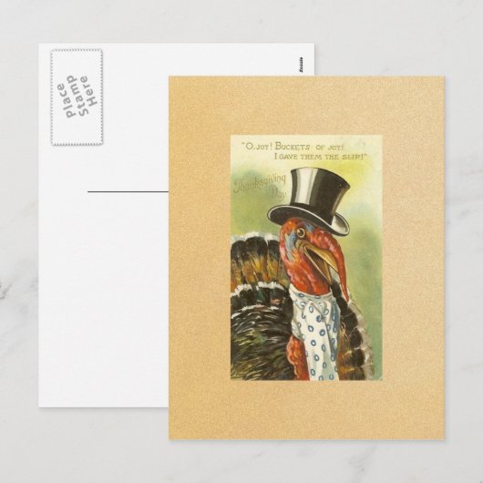  Happy Thanksgiving Briefkaart (Voorkant / Achterkant)