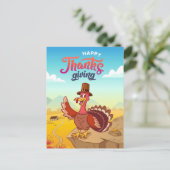 Happy Thanksgiving Briefkaart (Staand voorkant)